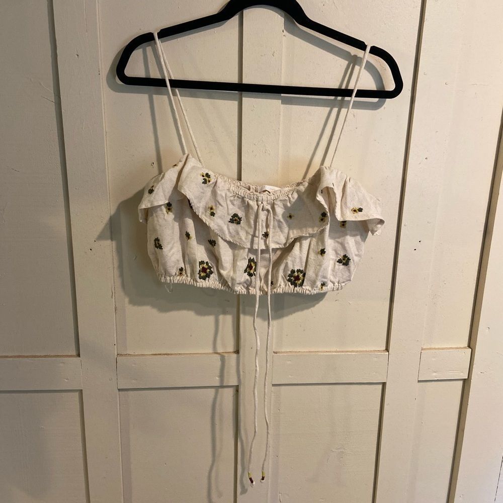 Zara Trafaluc crop cami size large